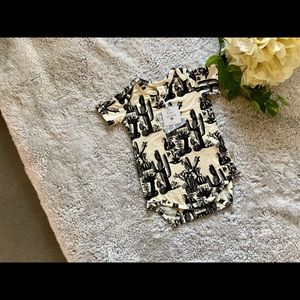 Kate Quinn Cactus Lap Neck Bodysuit